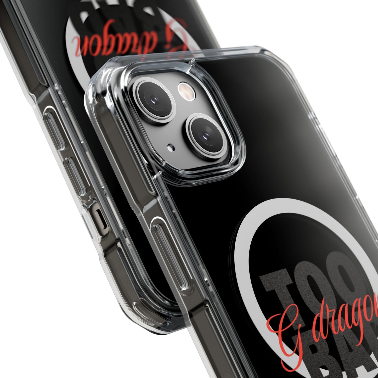 Signature Flame Script Magnetic Clear Impact Case