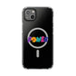 Retro Flower Power Color Pop Magnetic Clear Impact Case