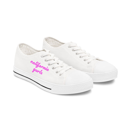 California Script – Unisex Low Top Sneakers