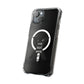 Abstract Paw and Brush Stroke Magnetic Clear Impact Case