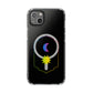 Gradient Moon and Star Emblem Magnetic Clear Impact case