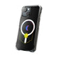 Gradient Moon and Star Emblem Magnetic Clear Impact case