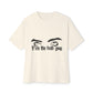 Eyes & Shadows Gothic Unisex Oversized Tee
