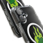 Green Flame Icon Magnetic Clear Impact Case