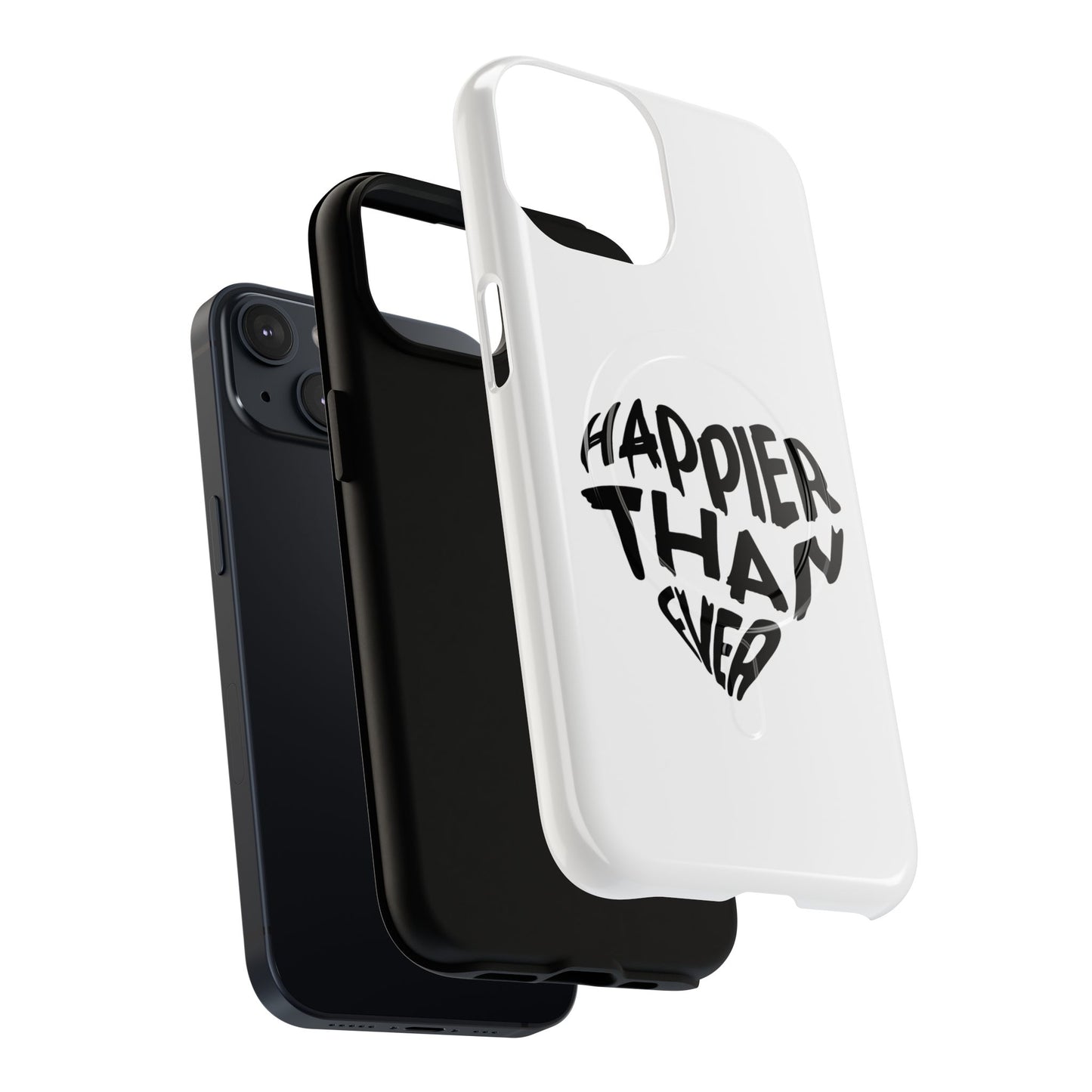 Happier Heart Lettering Tough Magnetic Case
