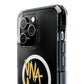 Golden Brush Script Magnetic Clear Impact case