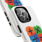 Orange Equals Symbol Tough Magnetic case