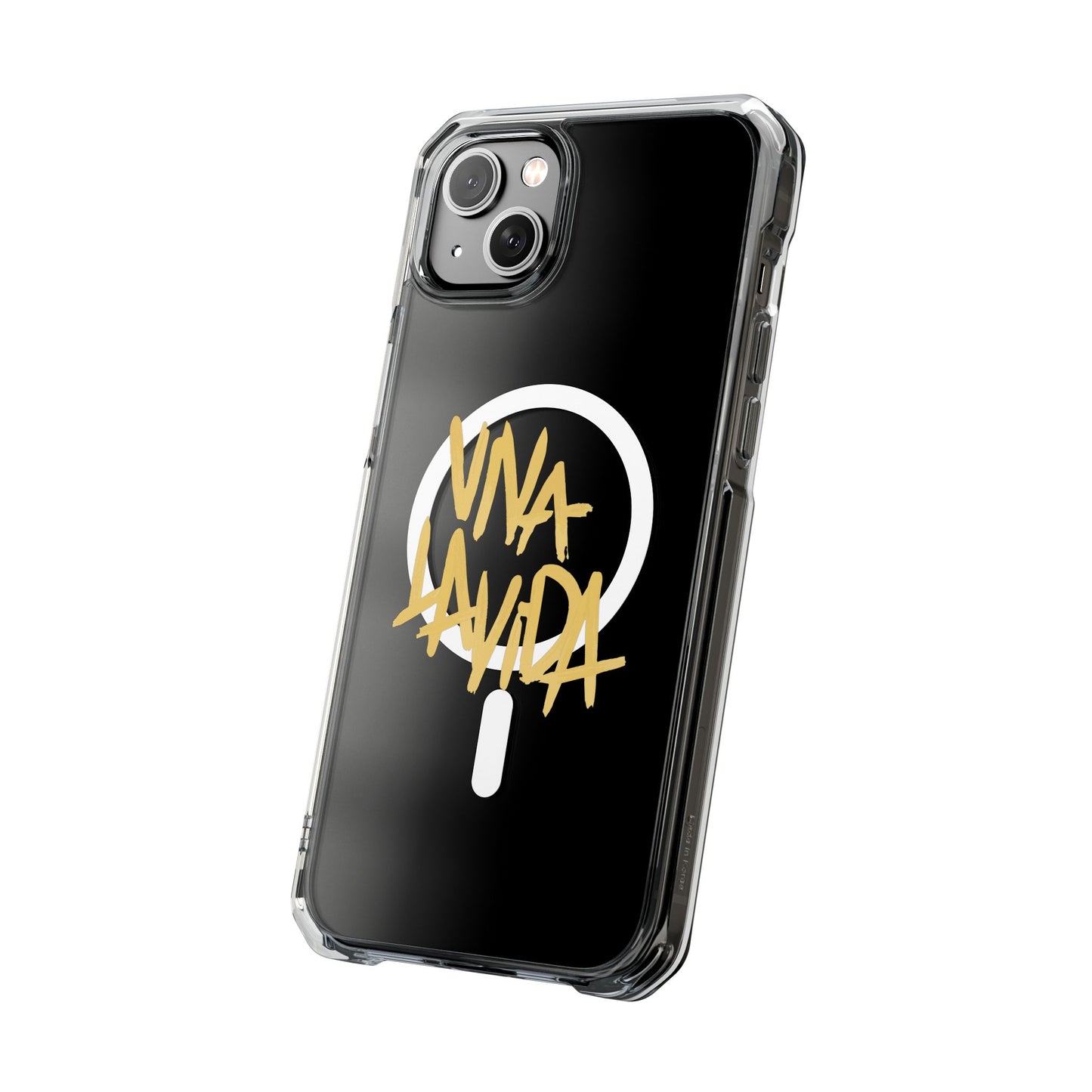 Golden Brush Script Magnetic Clear Impact case