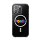 Retro Flower Power Color Pop Magnetic Clear Impact Case