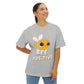 Oversized boxy Tee – Snazzy Bee positive Edition