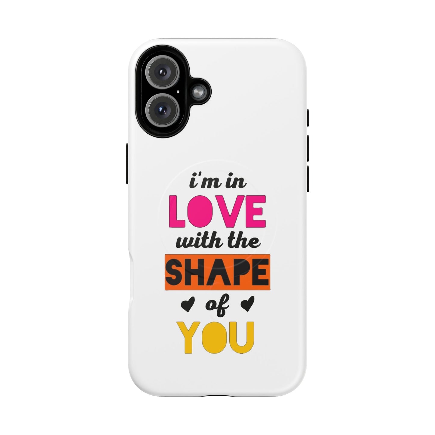 Orange Divide Symbol Tough Magnetic case
