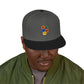 Orange Equals Symbol Snapback Cap