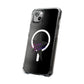 Retro Groove Script Magnetic clear Impact case