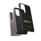 Premium Tough Case for Samsung S21 to S25 Ultra Showcasing Coldplay’s Signage