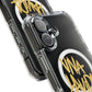 Golden Brush Script Magnetic Clear Impact case