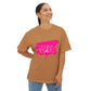 Electric Graffiti Drip Unisex Oversized Boxy tee
