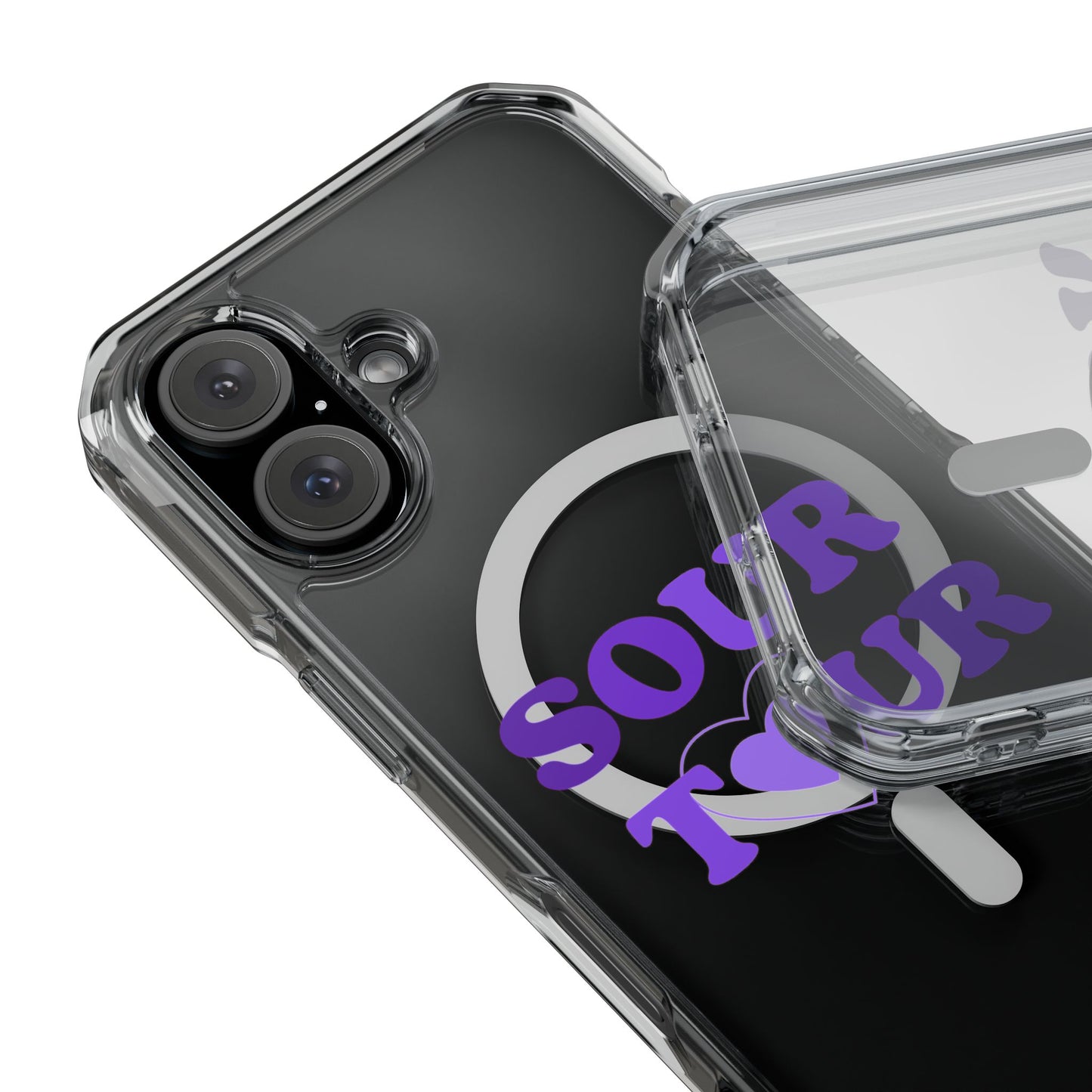 SOUR TOUR Heart Magnetic Clear Impact Case