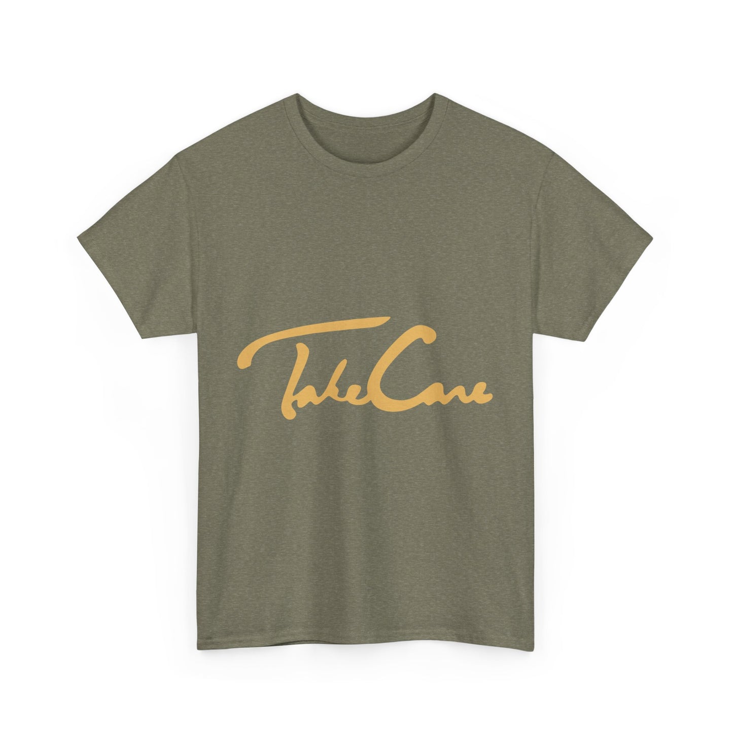 Take Care Gold Script Heavy Cotton Tee