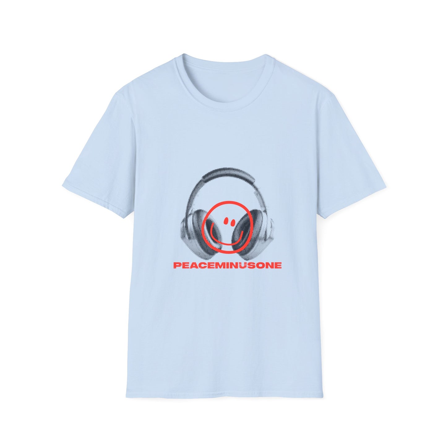 Smiley Beats Graphic Unisex Softstyle Tee