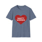 Nasty Women Heart - Unisex Softstyle T-shirt