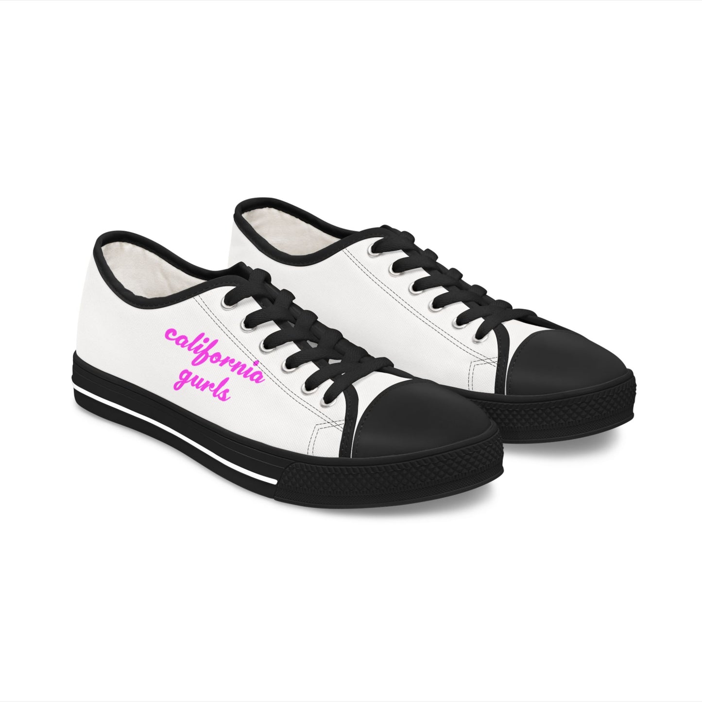 California Script – Unisex Low Top Sneakers