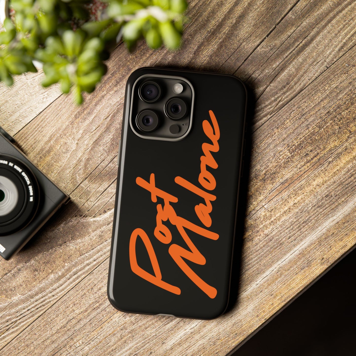 Tough iPhone Case (12–16 Pro Max) – Post Malone Name Design