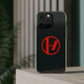 Crimson Orbit Clear Case