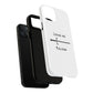 Yellow Outline Graffiti Tough Magnetic Case