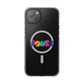 Retro Flower Power Color Pop Magnetic Clear Impact Case