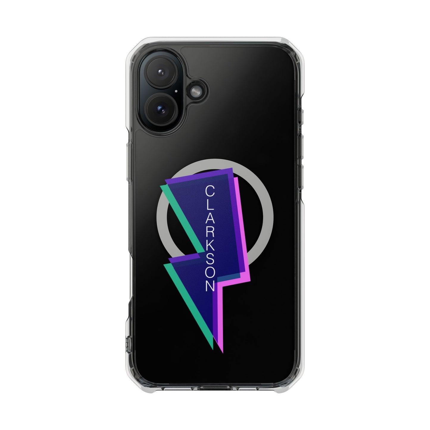 Neon Bolt Energy Magnetic clear Impact Case