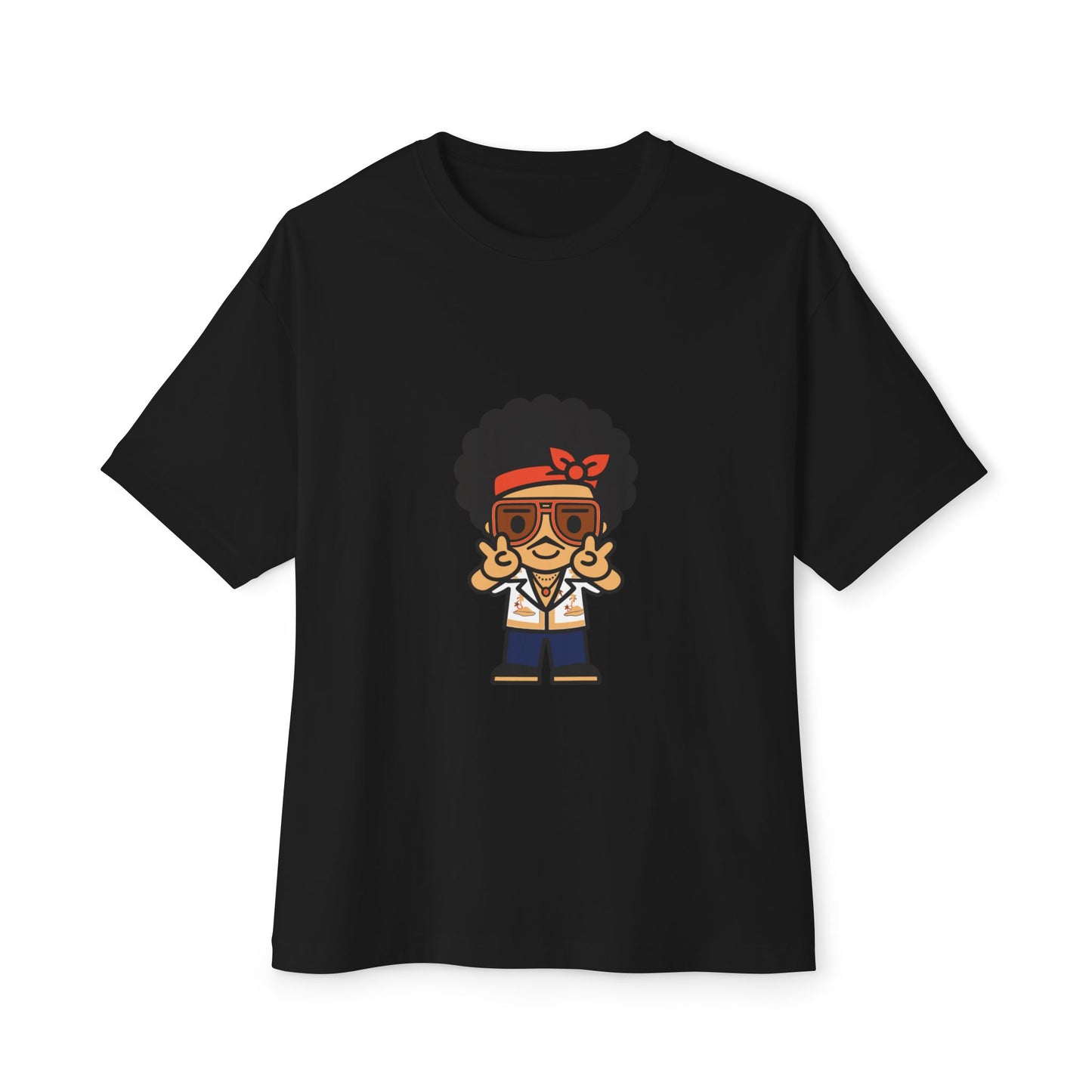 Afro Disco Mood Unisex Oversized Boxy Tee