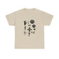 Ocean Wave with Heart Outline Unisex Heavy Cotton Tee