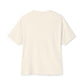 Ocean Wave with Heart Outline Oversized Boxy Tee