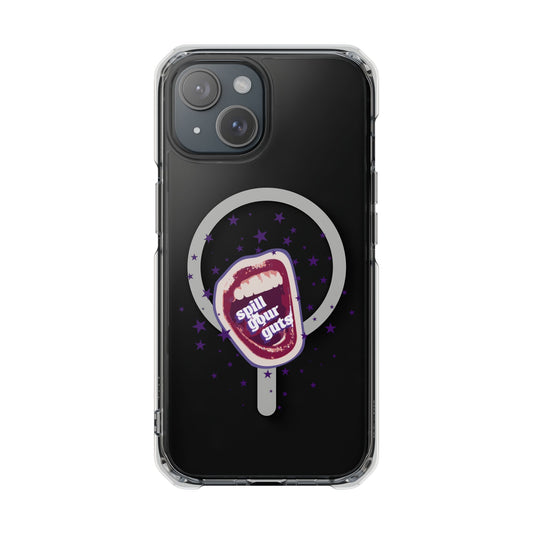 Spill Your Guts Scream Magnetic Clear Impact Case