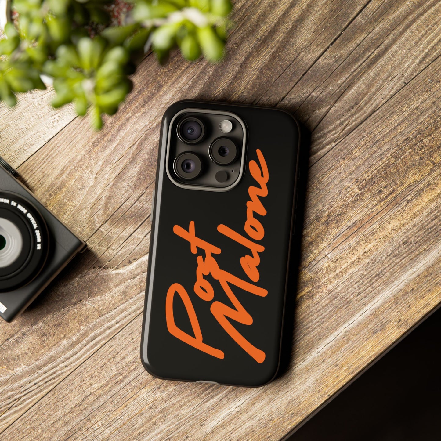 Tough iPhone Case (12–16 Pro Max) – Post Malone Name Design