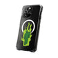 Green Flame Icon Magnetic Clear Impact Case