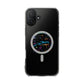Neon Space Doodles Magnetic Clear Impact case