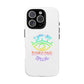 Vibrant Eye and Text Tough Magnetic Case