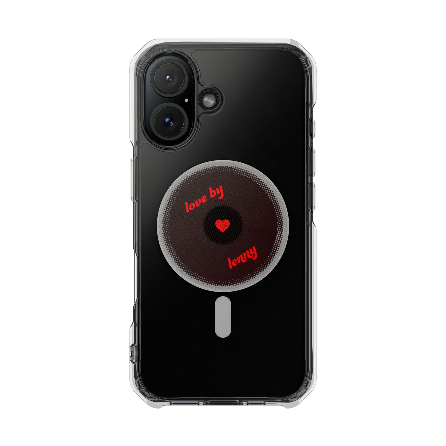 Vinyl Love Spin Magnetic clear Impact case
