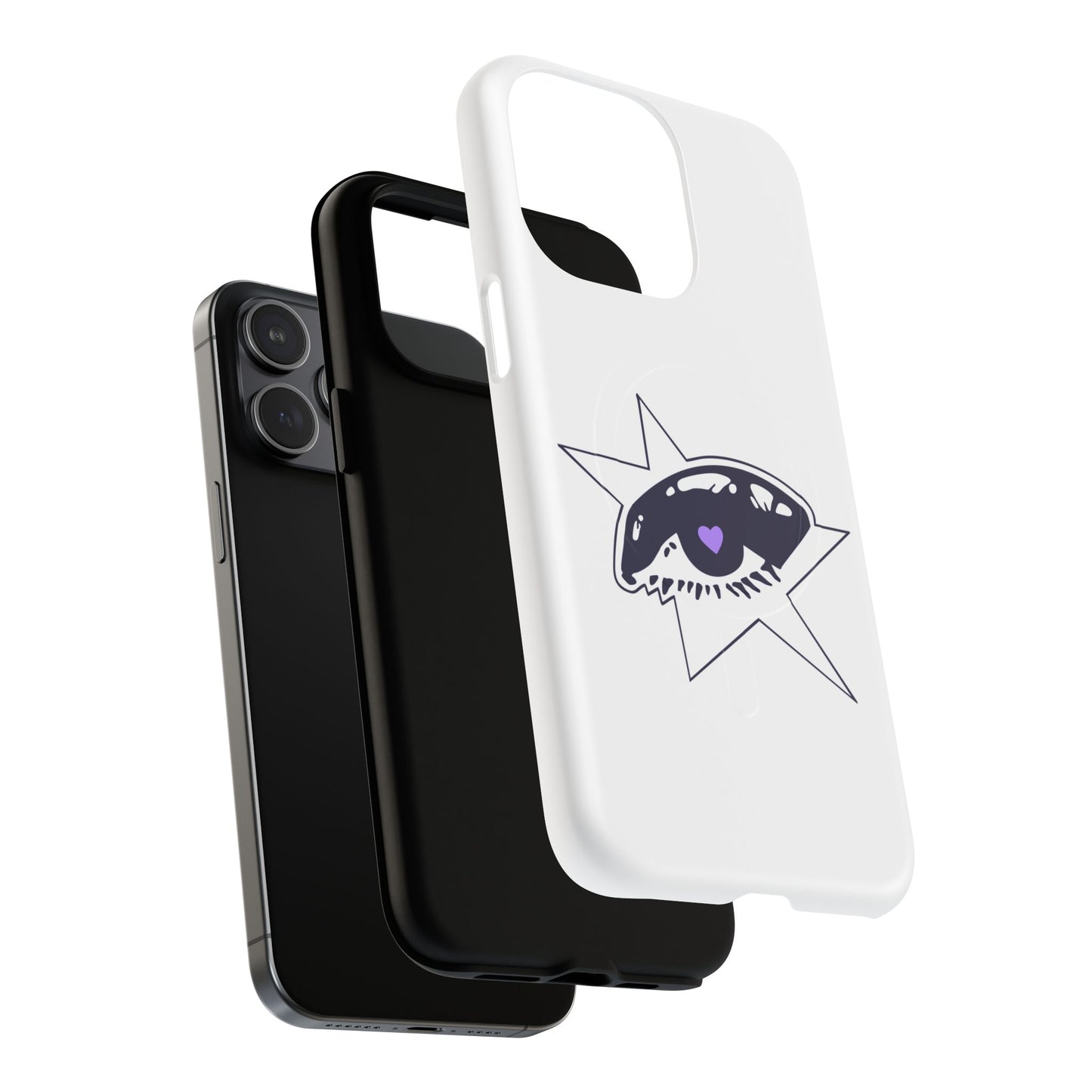 Purple Starry Eye Tough Magnetic phone case