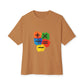 Copy of Copy of Copy of  Orange Divide Symbol Oversized Boxy Tee