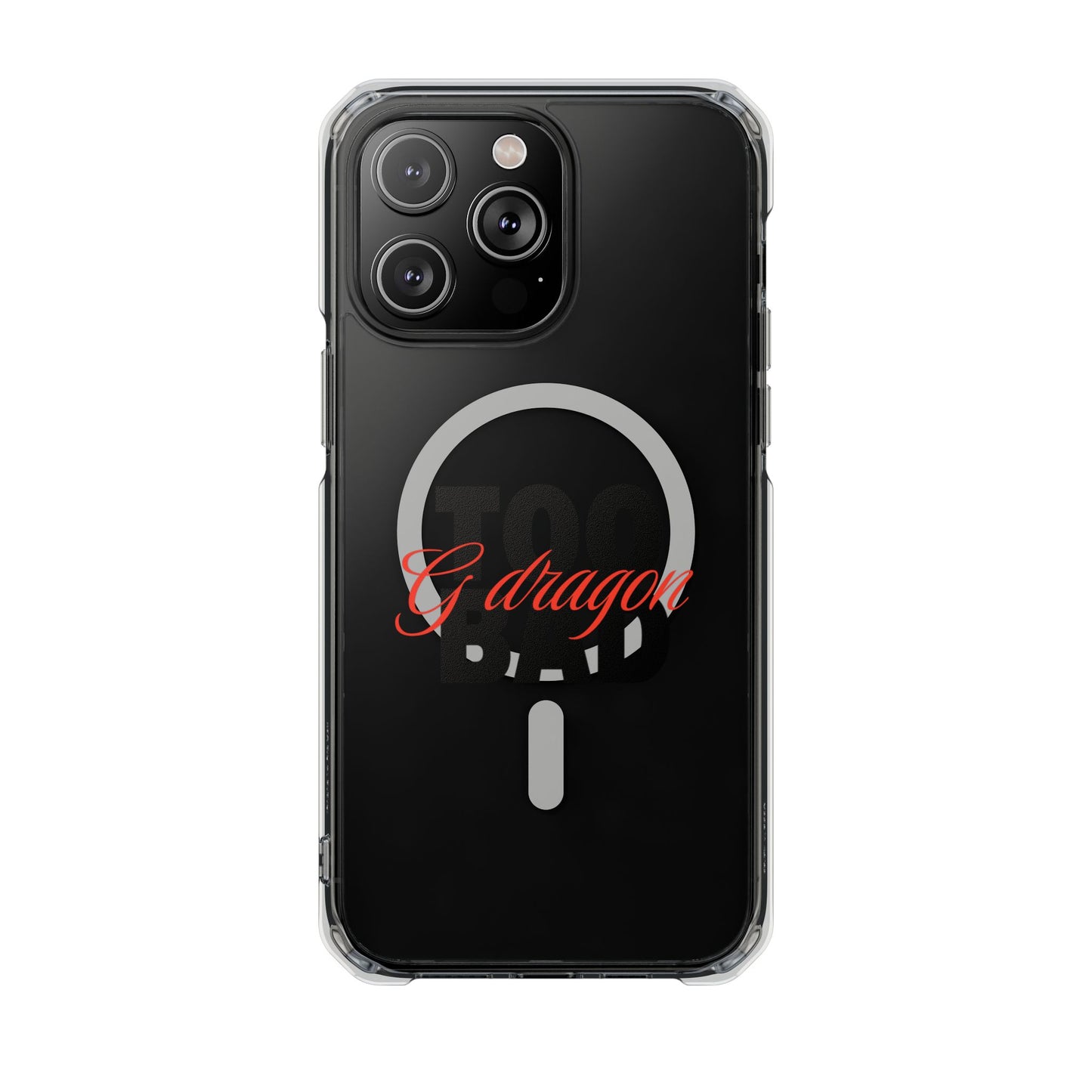 Signature Flame Script Magnetic Clear Impact Case