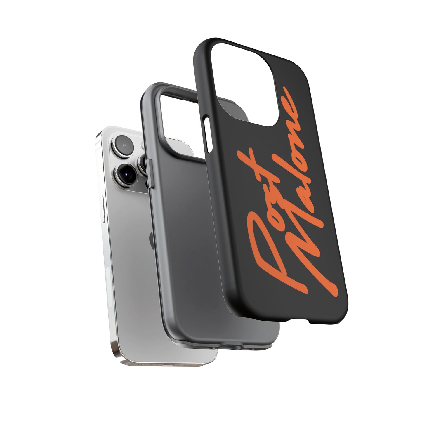 Tough iPhone Case (12–16 Pro Max) – Post Malone Name Design