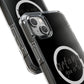 Red Scribble Heart Magnetic Clear Impact case