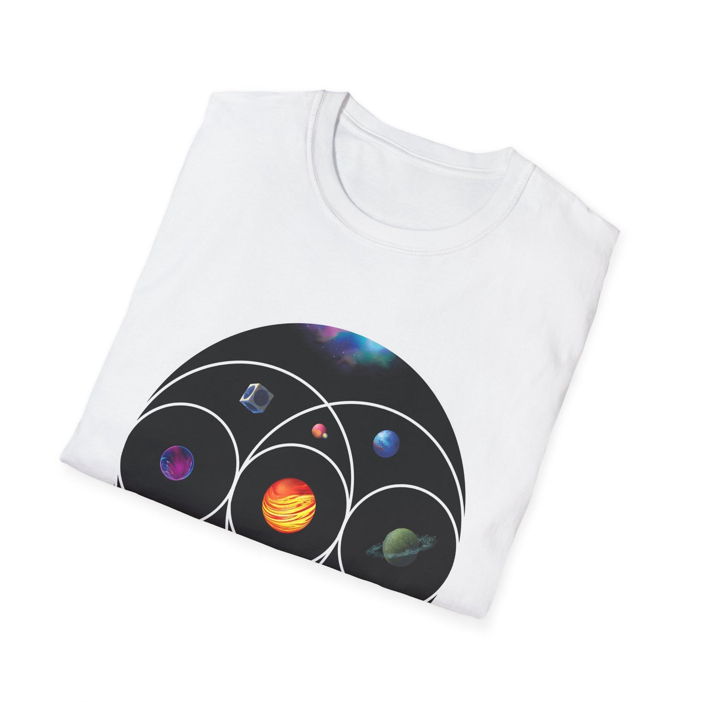 Unisex Softstyle T-Shirt Inspired by Coldplay’s Illustration Concept