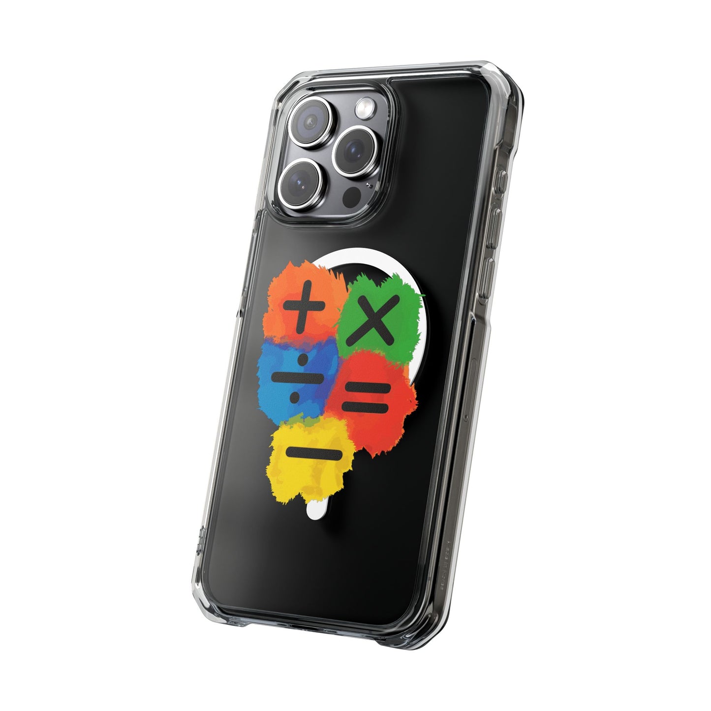 Orange Equals Symbol Magnetic Clear Impact Case