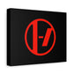 Crimson Orbit Matte Canvas