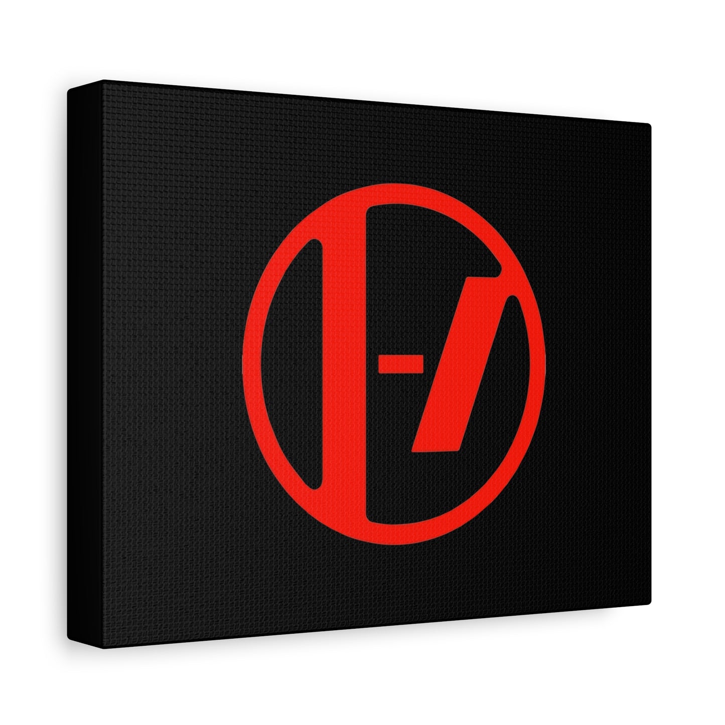 Crimson Orbit Matte Canvas