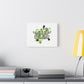 Grunge Angel Graffiti Matte Canvas