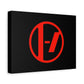 Crimson Orbit Matte Canvas